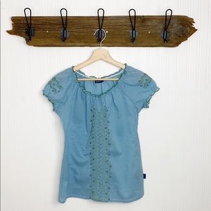 Kuhl Short Sleeve Embroidered Front Top